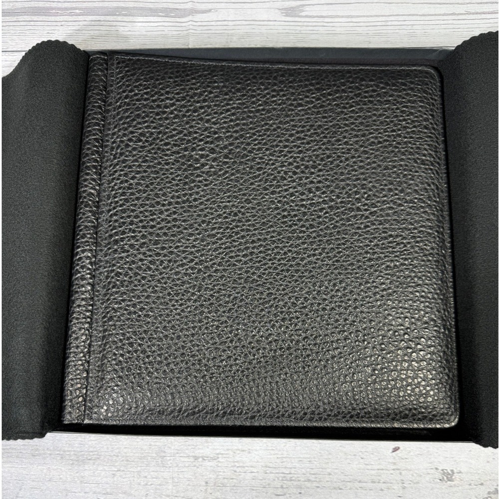Raika Black Top Grain Leather Photo Album 250 Cap 4x6 Handcrafted USA VI 105